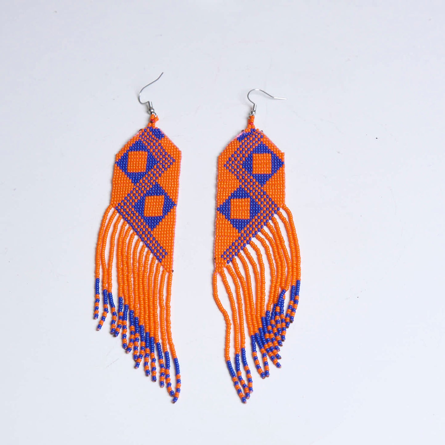 Brinco Artesanal de Miçanga Povo Kanela