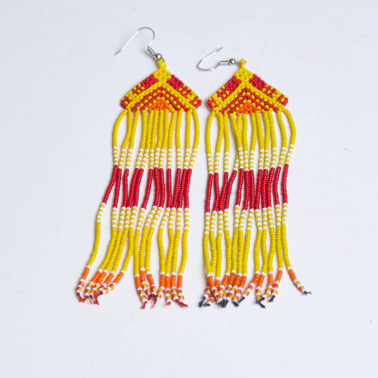 Brinco Artesanal de Miçanga Povo Kanela