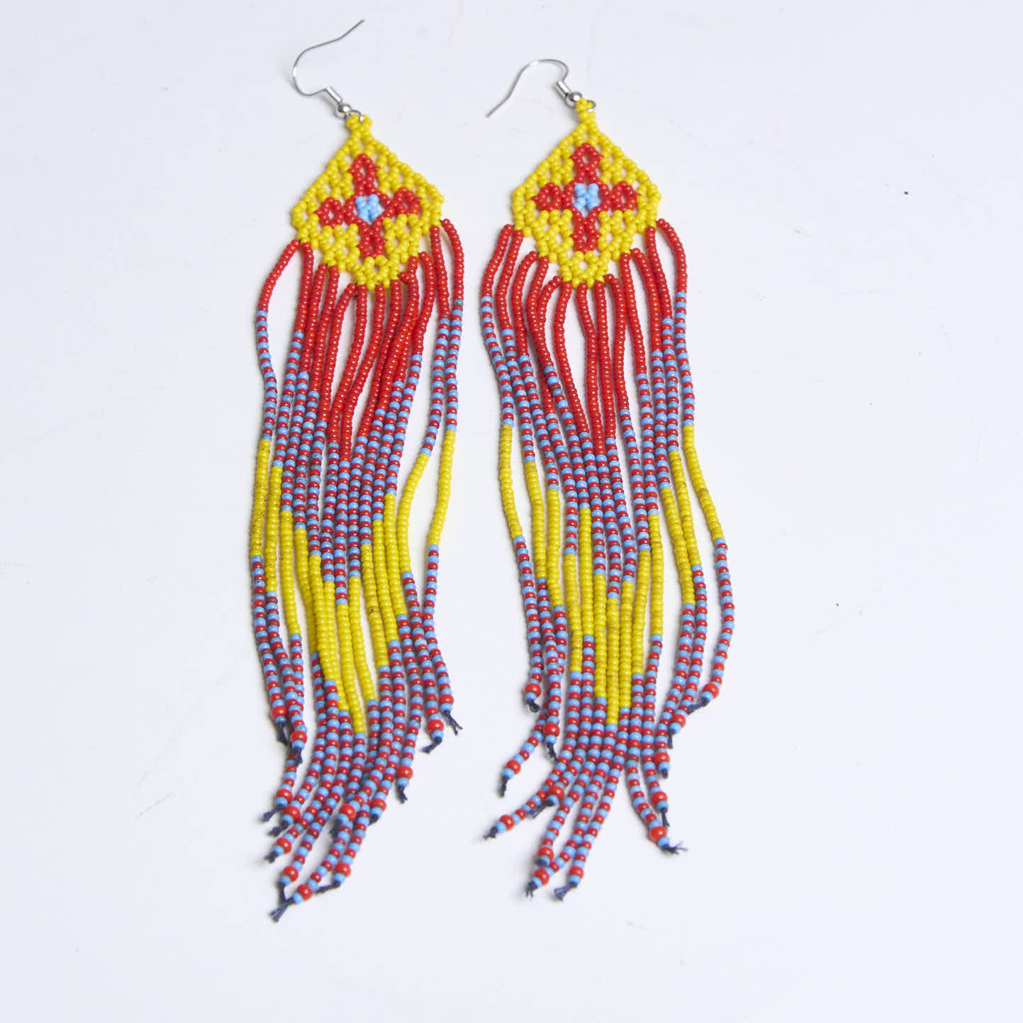 Brinco Artesanal de Miçanga Povo Kanela