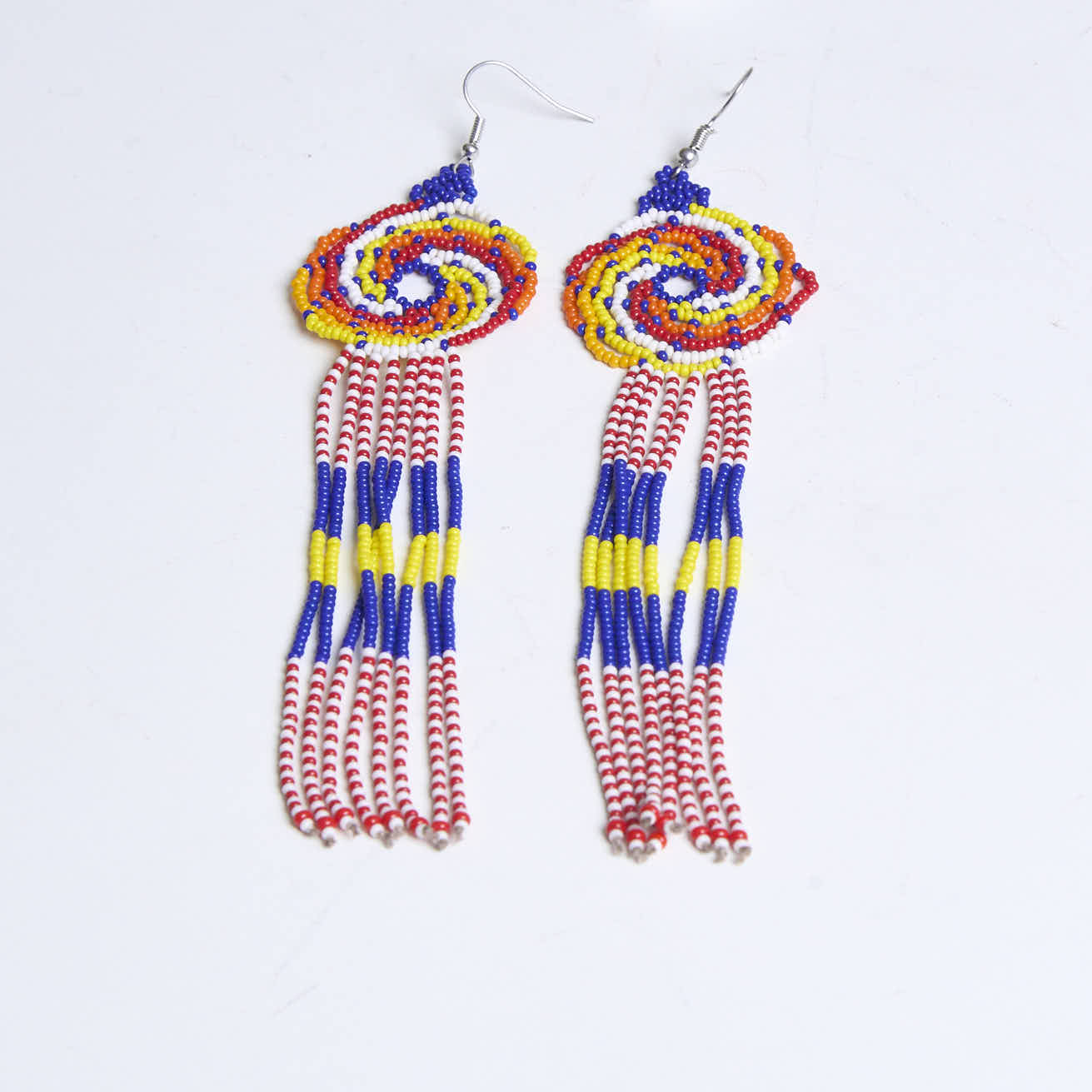 Brinco Artesanal de Miçanga Povo Kanela