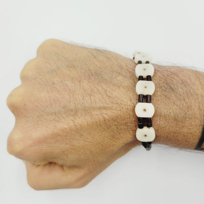 Pulseira de Tucum e Jarina Marfim Vegetal  Apurinã