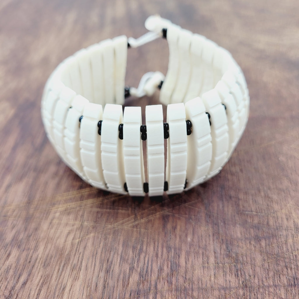 Pulseira Indígena Branca Povo Xakriabá