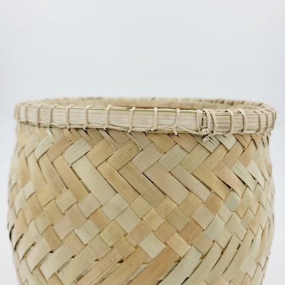 Cesto de Fibras de Buriti Povo Kanela