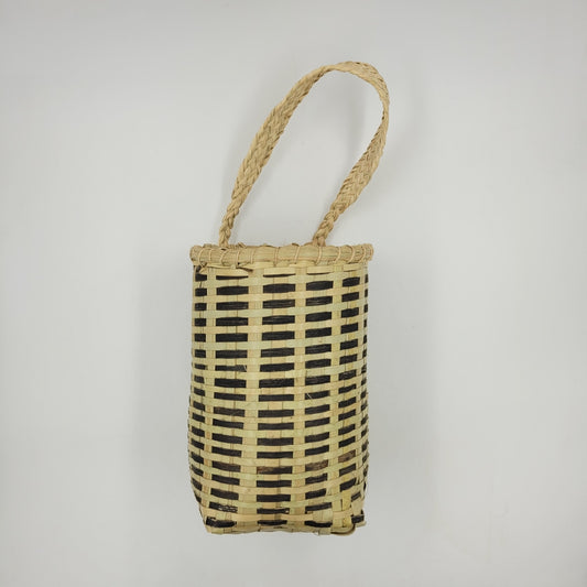 Cesto Fibra de Buriti Povo Kanela 25cm de Altura
