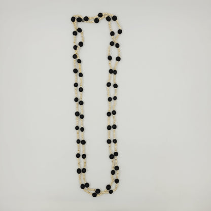 Colar de Sementes Bege e Preto Povo Rikbaktsa