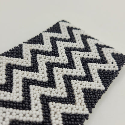 Pulseira de Miçanga Preto e Branco Waura