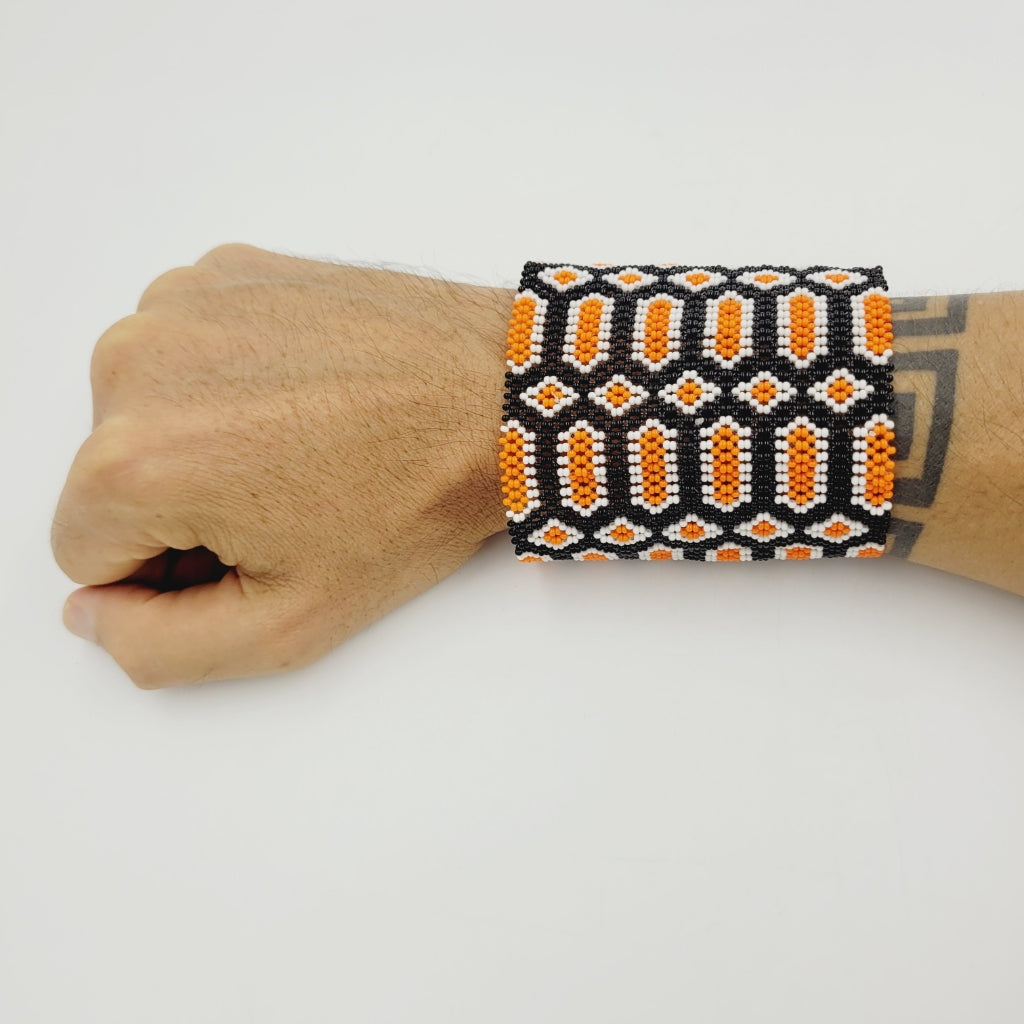 Pulseira de Miçanga Artesanal Kayapó