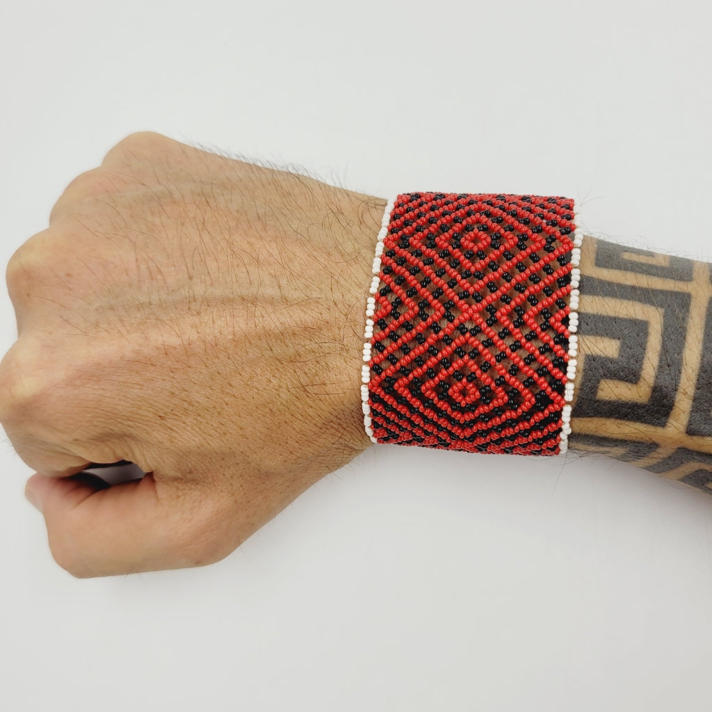 Pulseira Vermelha Artesanal Povo Waura