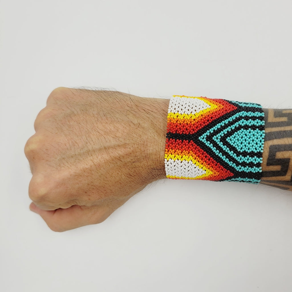 Pulseira Colorida de Miçanga Kanela