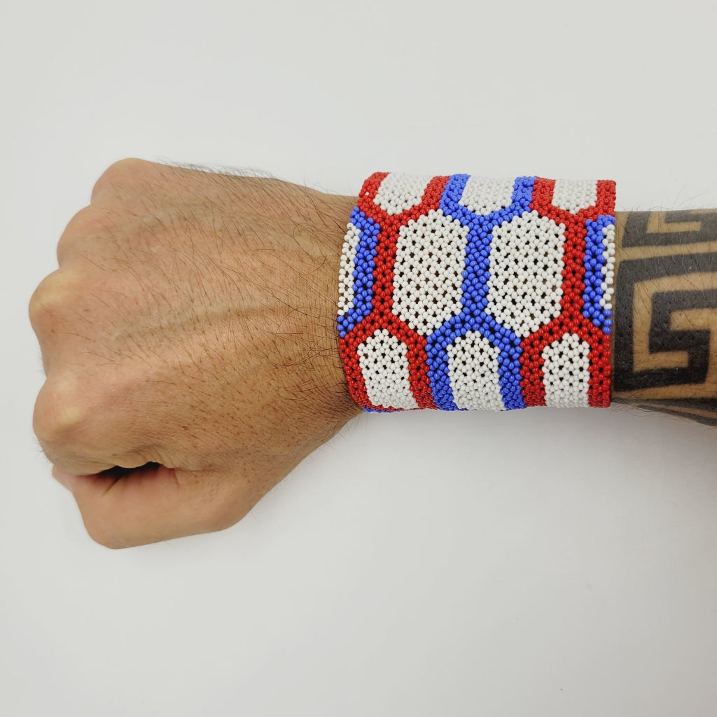 Pulseira de Miçanga 3 Cores Kayapó