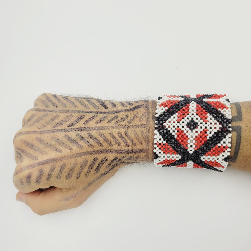 Pulseira Artesanal Indígena Povo Kayapó