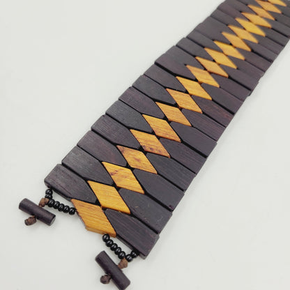 Pulseira Indígena de Madeira Povo Xakriabá