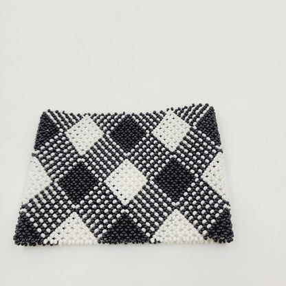 Pulseira Xadrez Preto e Branco Waura