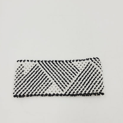 Pulseira Preto e Branco Miçanga Waura
