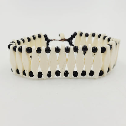 Pulseira de Osso Indígena Xakriabá