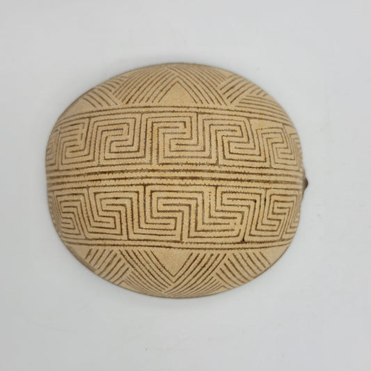 Cuia de Decoração Artesanal Indígena Tapirapé