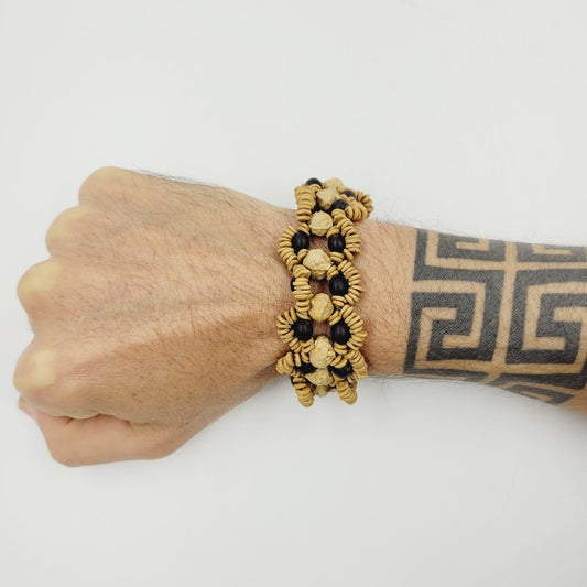 Pulseira de Sementes Naturais Apiaká