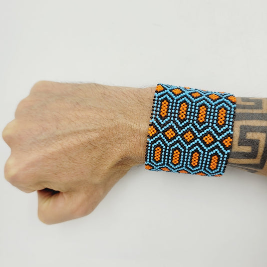Pulseira Indígena de Miçanga Kayapó