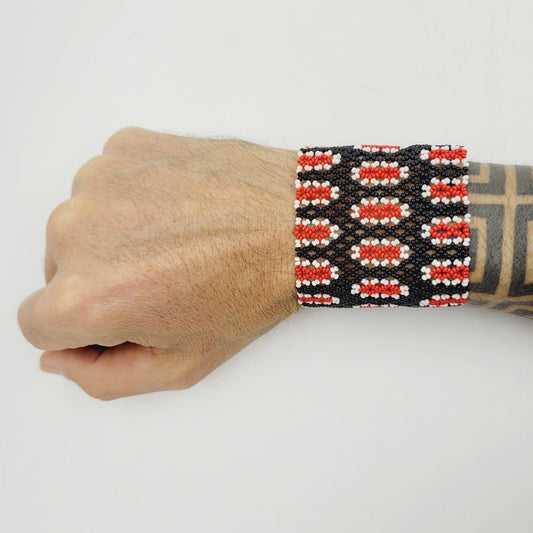 Pulseira Indígena de Miçanga Kayapó