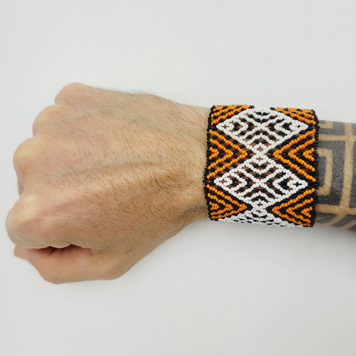 Pulseira Indígena de Miçanga Kayapó