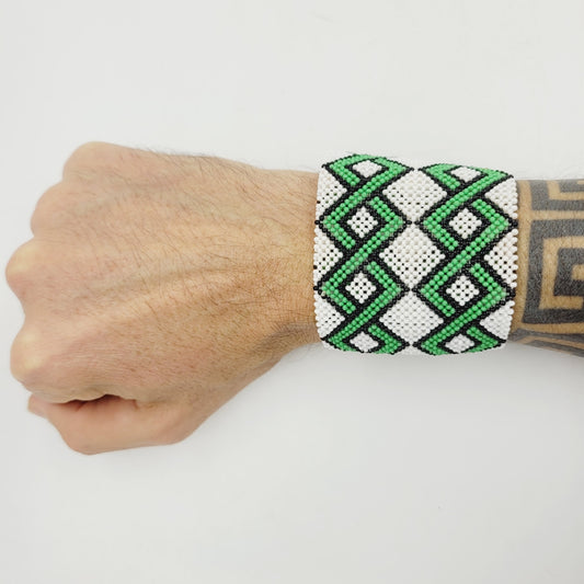 Pulseira Indígena de Miçanga Kayapó