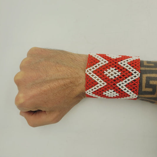 Pulseira Indígena de Miçanga Kayapó