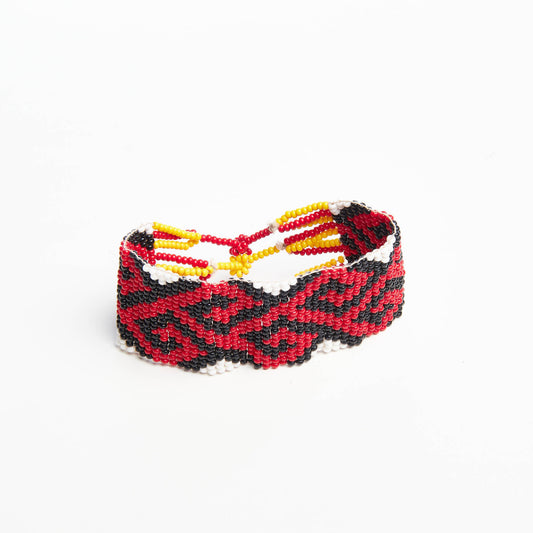 Pulseira Indígena de Miçanga Kayapó