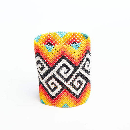 Pulseira de Miçanga fio Elástico Povo Kamayurá