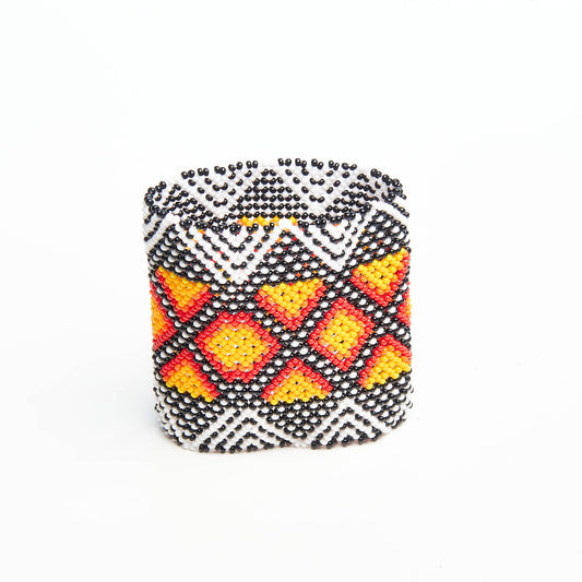 Pulseira de Miçanga fio Elástico Povo Kamayurá