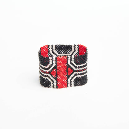 Pulseira de Miçanga fio Elástico Povo Waura
