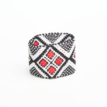Pulseira de Miçanga fio Elástico Povo Kamayurá