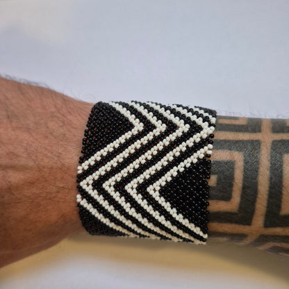 Pulseira de Miçanga fio Elástico Povo Waura