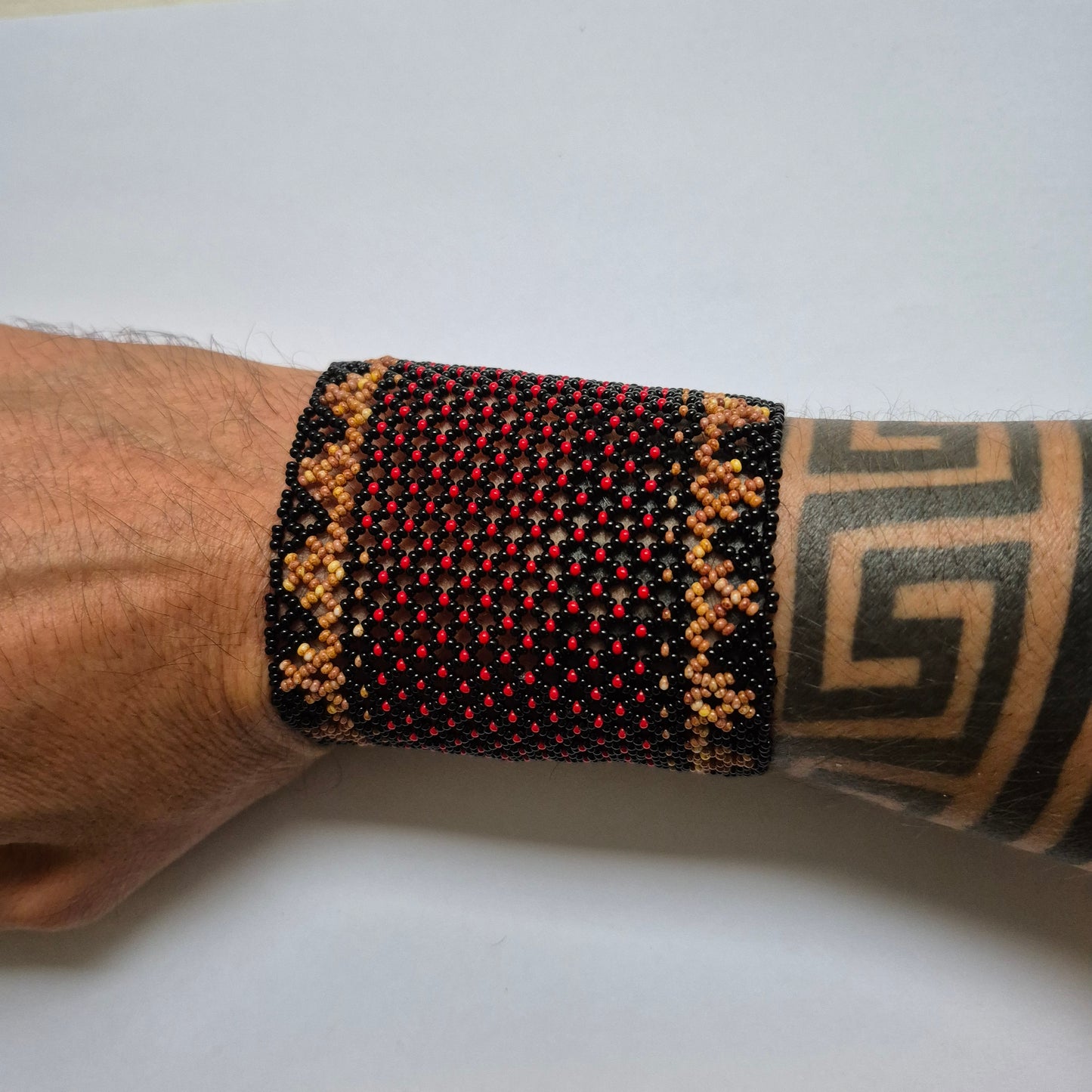 Pulseira de Miçanga fio Elástico Povo Waura