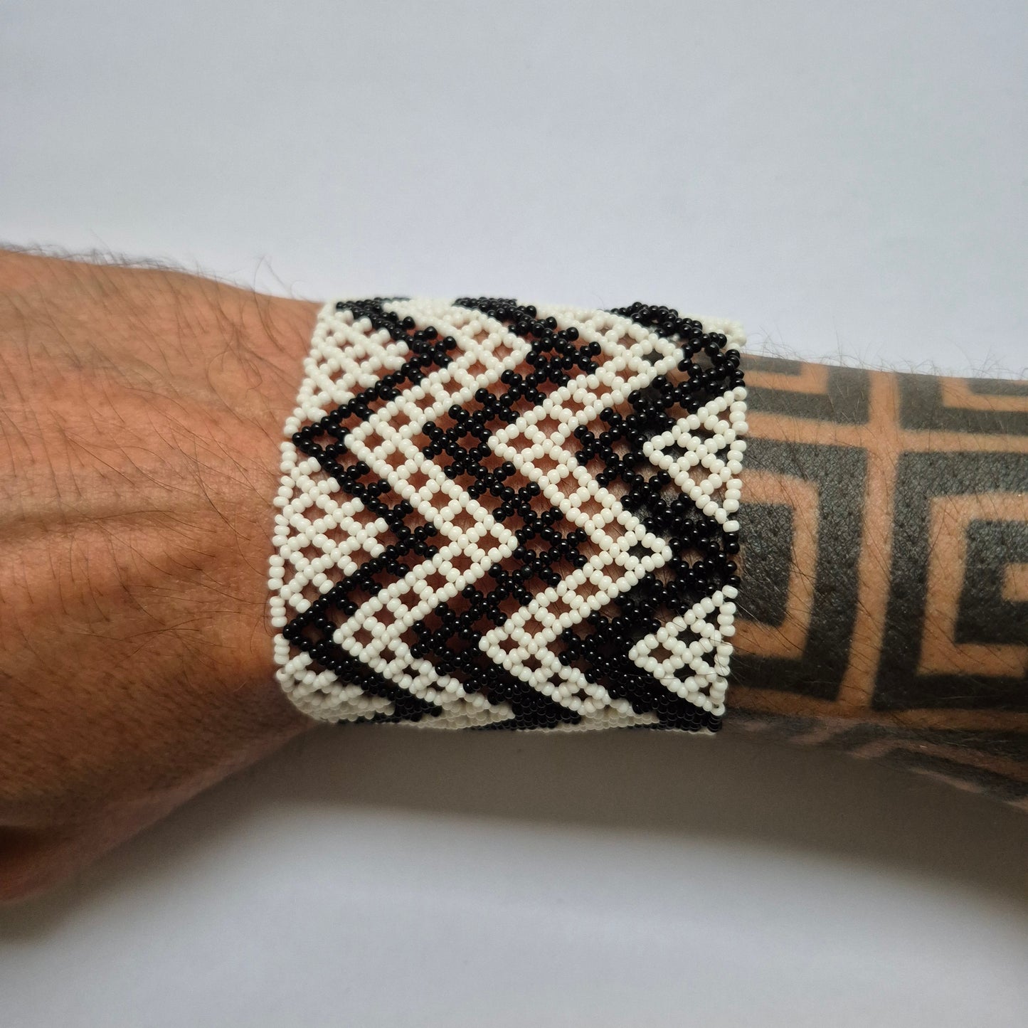 Pulseira de Miçanga fio Elástico Povo Waura