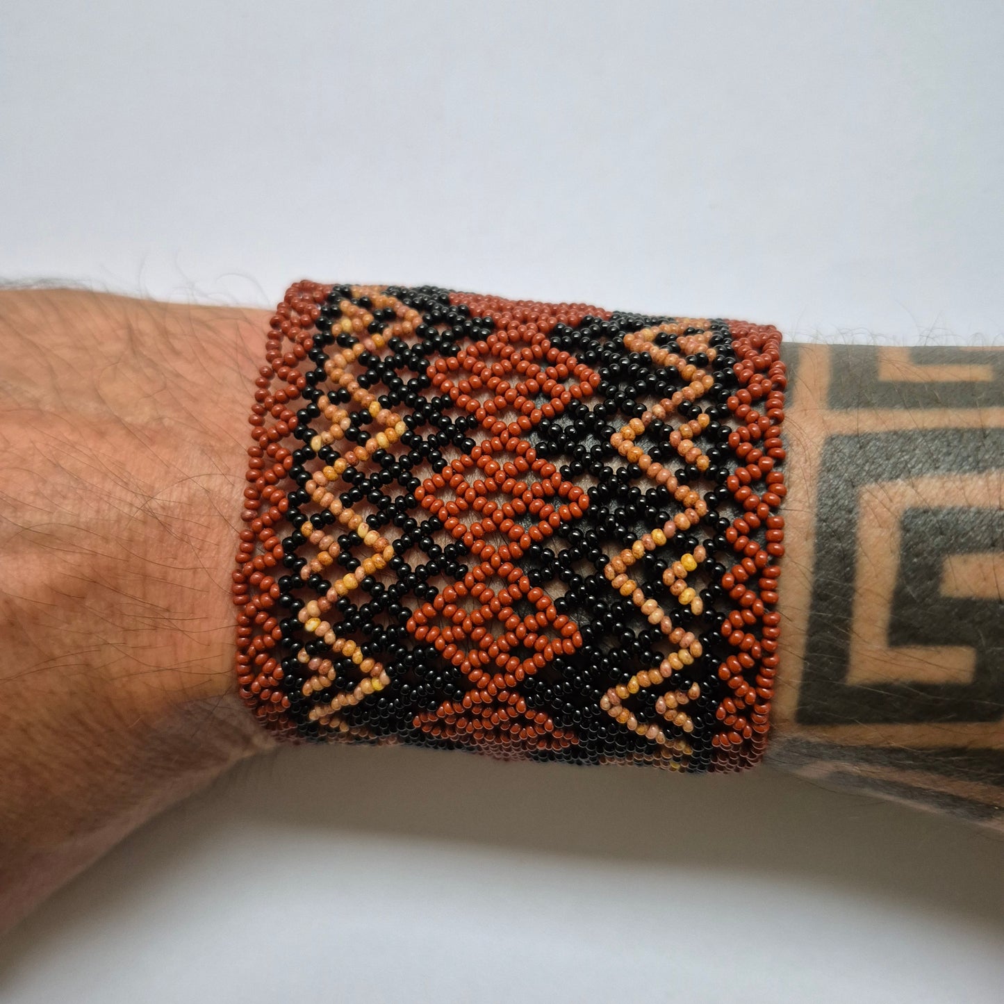 Pulseira de Miçanga fio Elástico Povo Waura