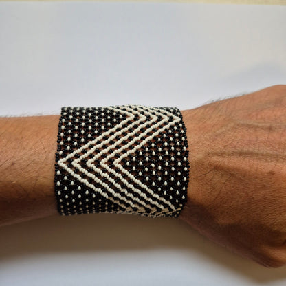 Pulseira de Miçanga Fio Elástico Povo Waura