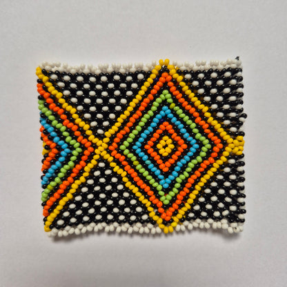 Pulseira de Miçanga Colorida fio Elástico Povo Kamayurá