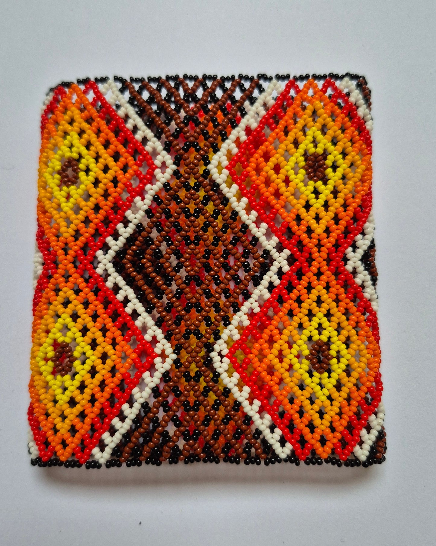 Pulseira de Miçanga Colorida Fio Elástico Povo Waura