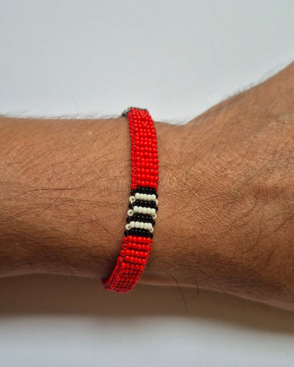 Pulseira Cobra Coral Povo Waura