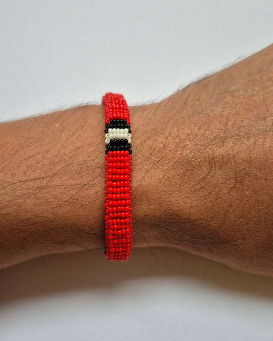 Pulseira Cobra Coral Povo Waura