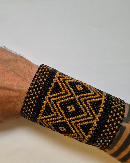 Pulseira de Miçanga fio Elástico Povo Kamayurá