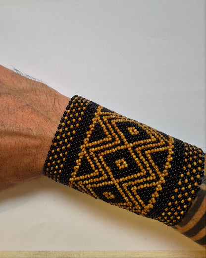 Pulseira de Miçanga fio Elástico Povo Kamayurá