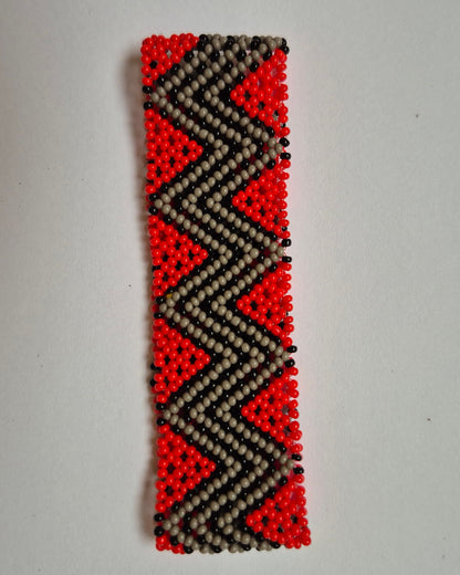Pulseira de Miçanga Colorida Fio Elástico Povo Mehinako