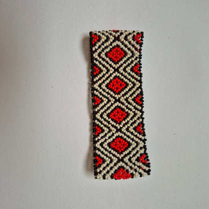 Pulseira de Miçanga Colorida Fio Elástico Povo Mehinako