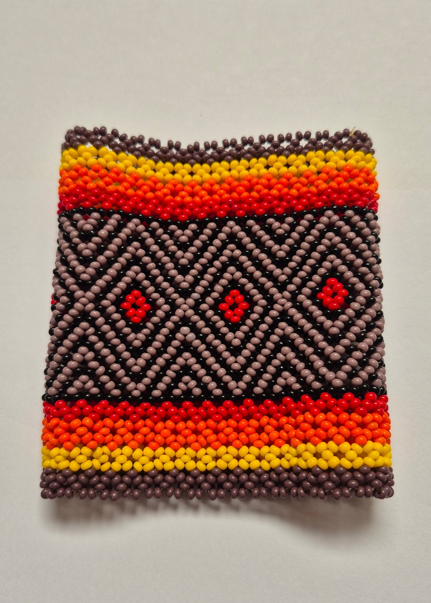Pulseira de Miçanga Colorida fio Elástico Povo Kamayurá