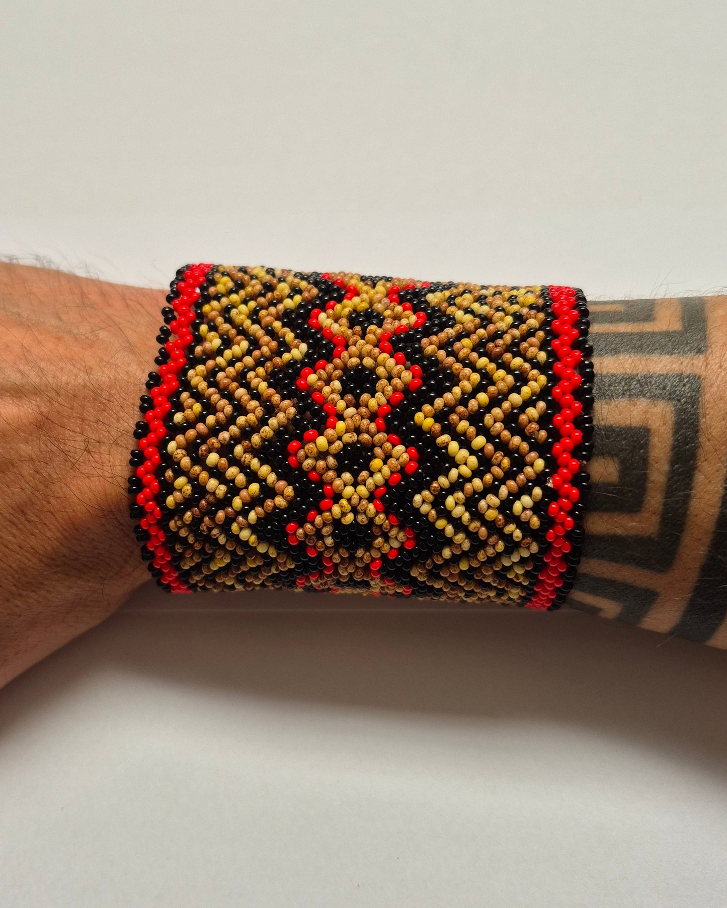 Pulseira de Miçanga fio Elástico Povo Kamayurá