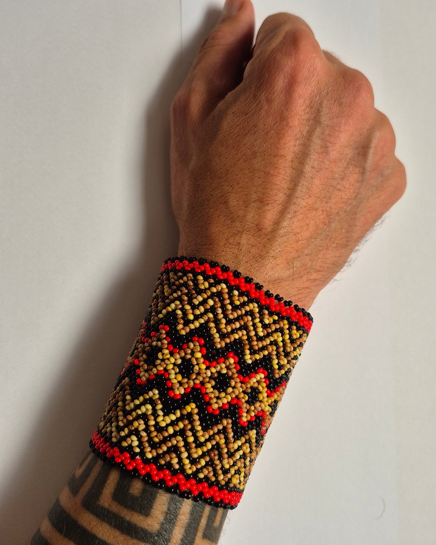 Pulseira de Miçanga fio Elástico Povo Kamayurá