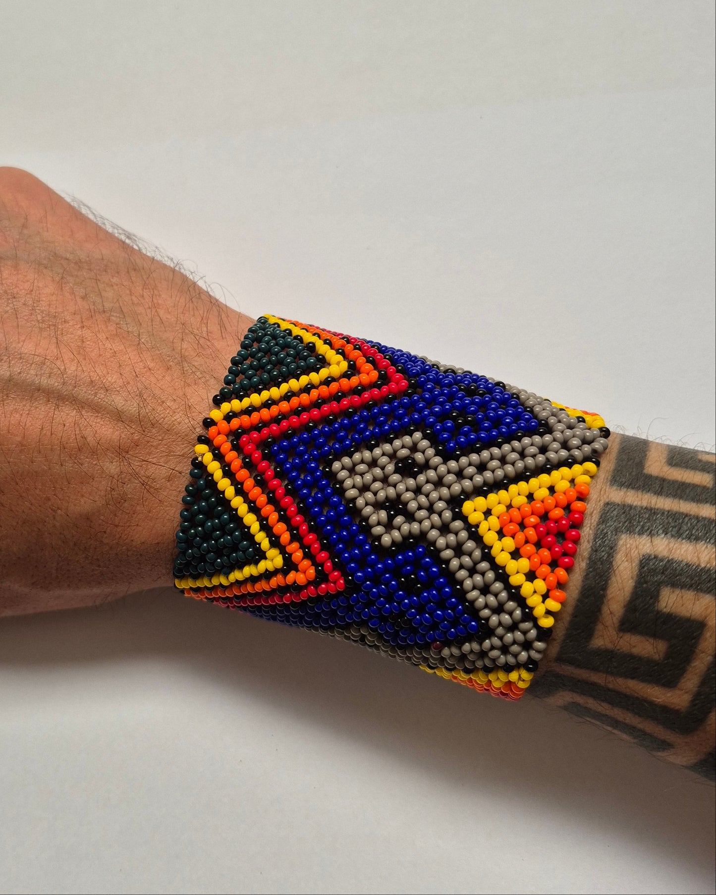 Pulseira de Miçanga fio Elástico Povo Kamayurá