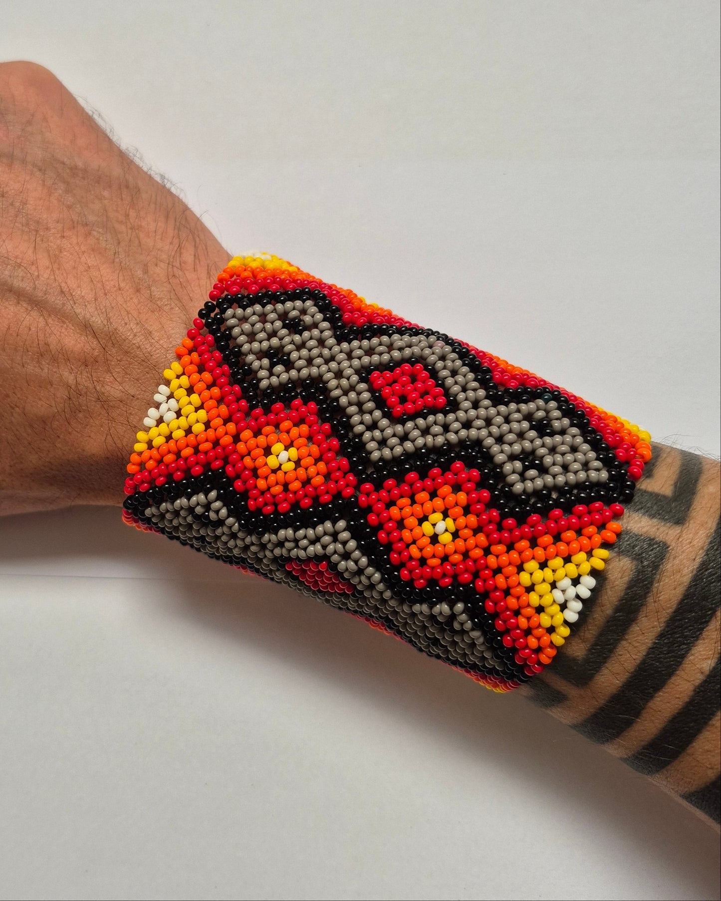 Pulseira de Miçanga fio Elástico Povo Kamayurá
