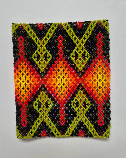 Pulseira de Miçanga Colorida Fio elástico Povo Waura